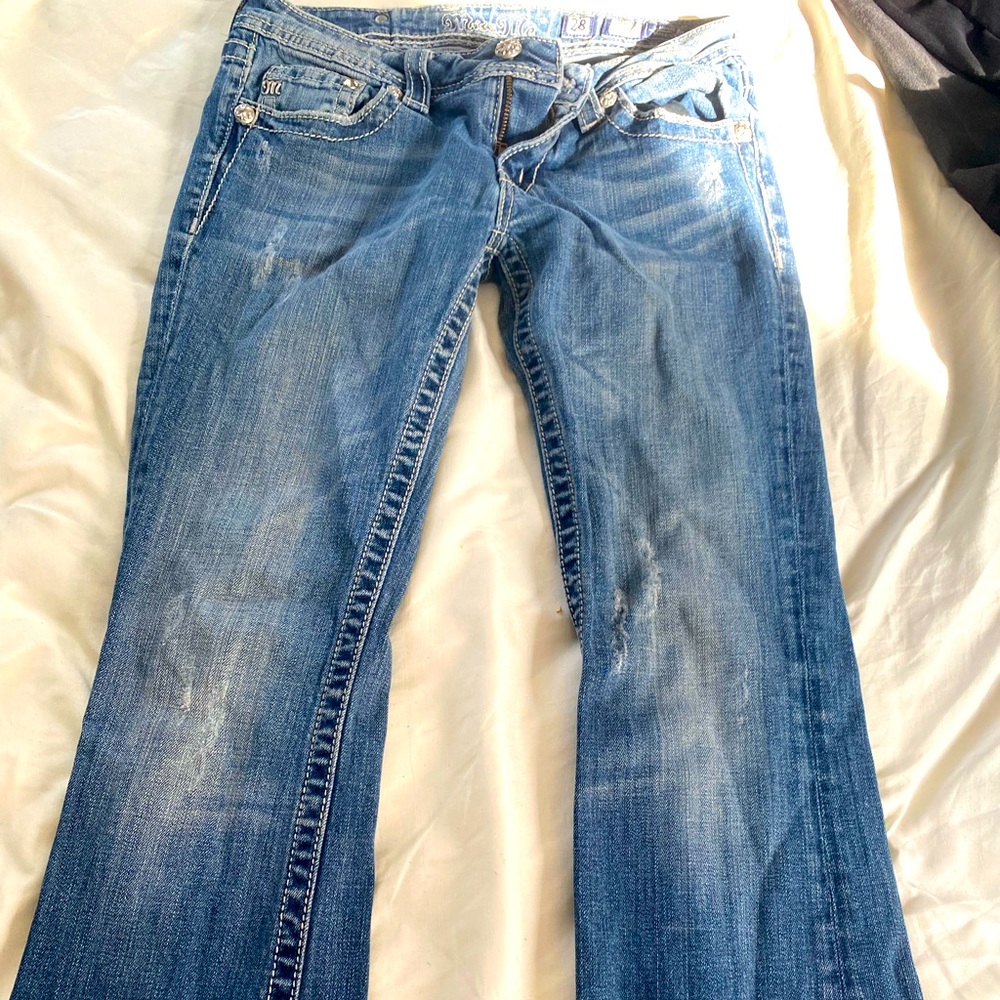Blue Jean Boot Cut, Size: 28, Brand: Miss Me, Color: Blue